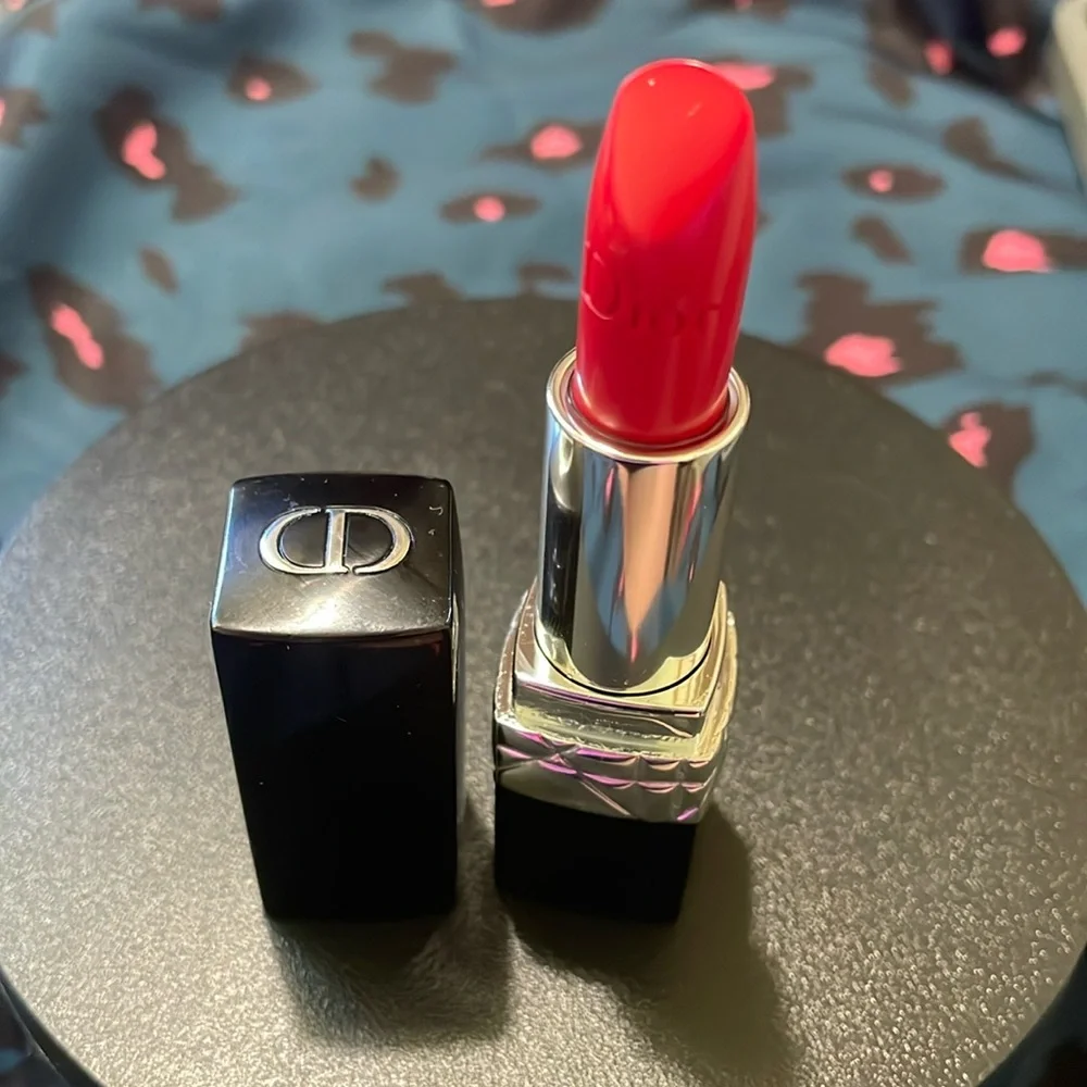 NEW Christian Dior Rouge Dior Lipstick Satin Balm Red Shade 999 DISCONTINUED